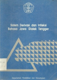 Sistem derivasi dan infleksi bahasa Jawa dialek Tengger