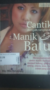 Cantik dengan rangkaian manik & batu