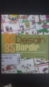 82 desain bordir: ragam desain bordir dengan beberapa komposisi warna alternatifnya
