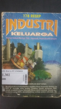 178 resep industri keluarga : hom industriuntuk PKK, farmasi, pramuka & umum