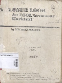 A closer look an esol grammar worktext