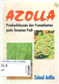 Azolla : pembudidayaan dan pemanfaatan pada tanaman padi
