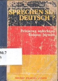 Sprechen sie deutsch : pelajaran sederhana bahasa Jerman