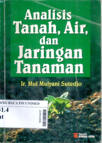 Analisis tanah, air, dan jaringan tanaman