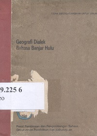 Geografi dialek bahasa Banjar Hulu