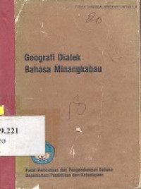 Geografi dialek bahasa Minangkabau