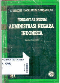 Pengantar Hukum Administrasi Negara Indonesia