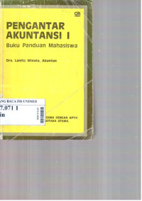 Pengantar akuntansi I : buku panduan mahasiswa