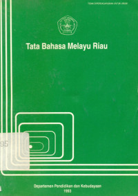 Tata bahasa Melayu Riau