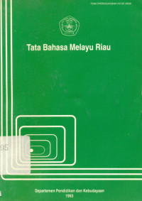 Tata bahasa melayu riau