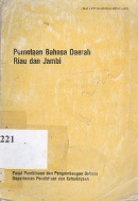 Pemetaan bahasa daerah Riau dan Jambi