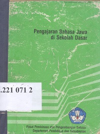 Pengajaran bahasa Jawa di SD