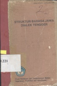 Struktur bahasa Jawa dialek Tengger