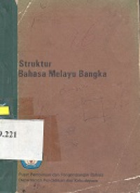 Struktur bahasa Melayu Bangka