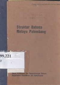 Struktur bahasa Melayu Palembang