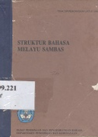 Struktur bahasa Melayu Sambas