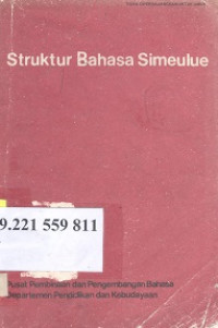 Struktur bahasa Simeulue