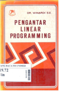 Pengantar linear programming