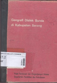 Geografi dialek Sunda di Kabupaten Serang