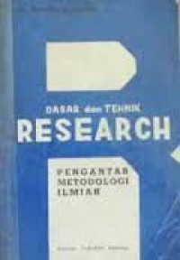 Pengantar metodologi research