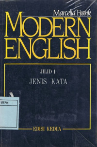 Modern english jilid 1 jenis kata