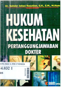 Hukum kesehatan pertanggungjawaban dokter