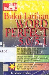 Buku latihan wordperfect 5.0/5.1