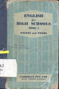 English for high schools book 1