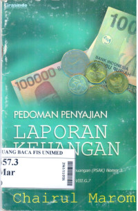 Pedoman penyajian laporan keuangan