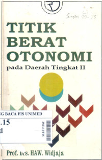 Titik berat otonomi pada daerah tingkat II