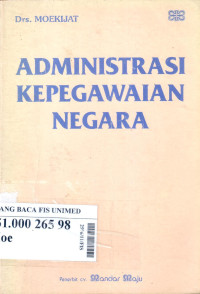 Administrasi kepegawaian negara