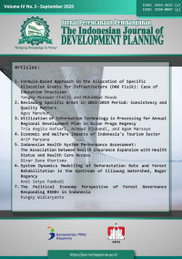 System dynamics modelling of deforestation rate and forest rehabilitation in the upstream of Ciliwung Watershed, Bogor Regency