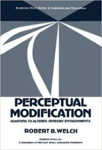 Perceptual modification : adapting to altered sensory environments