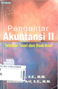 Pengantar akuntansi II (ikhtisar teori dan soal-soal)