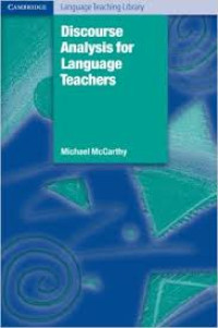 Discourse analysis for language teachers