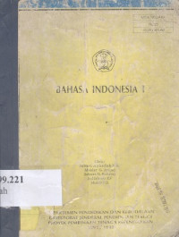 Bahasa Indonesia I