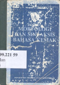 Morfologi dan sintaksis bahasa Kemak