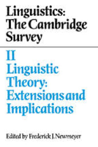Image of Linguistics : the campridge survey