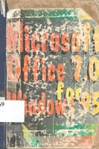 Microsoft office 7.0 for windows 95