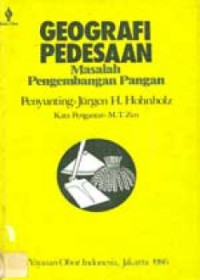 Geografi pedesaan : masalah pengembangan pangan