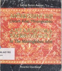 Antakesuma Suji dalam adat Minangkabau : Antakesuma embroidery in the Minangkabau adat