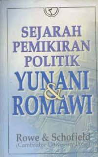 Sejarah pemikiran politik Yunani dan Romawi