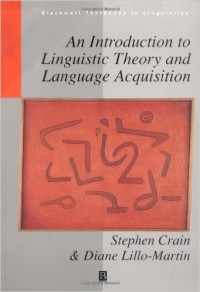 An introduction to linguistic theory and language acquisition