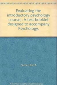 Evaluating the introductory psychology course