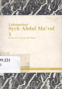 Image of Lalampahan Syeh Abdul Ma`ruf : petikan Tina dongeng 1001 malam