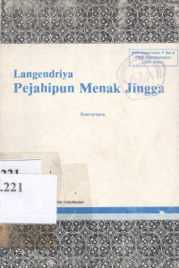 Langendriya pejahipun menak jingga