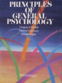 Principles of general psychology 5 th edition