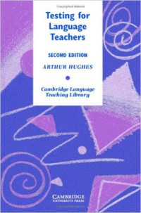 Testing for language teachers