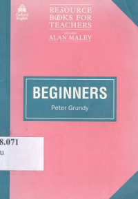 Resource books for teachers : Beginners