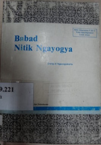 Image of Babad nitik ngaYogya